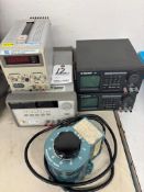 (1) GW GPS-3030D DC Power Supply, (1) HP E3634A DC Power Supply, (1) BK 1697 DC Power Supply, (1) BK