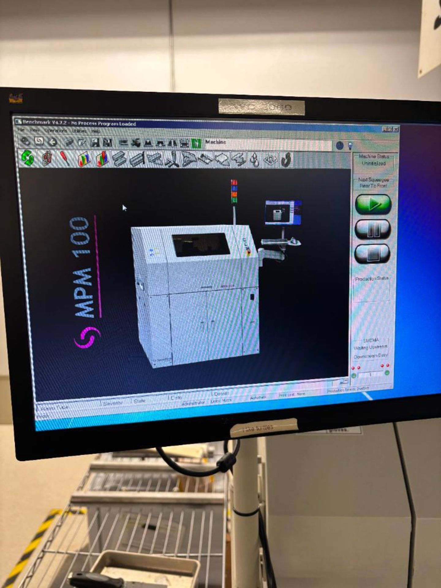 ITW/EAE MPM 100 Screen Printer, Ser#M204807, Year 2018, 200-240/50/60 - Image 2 of 5