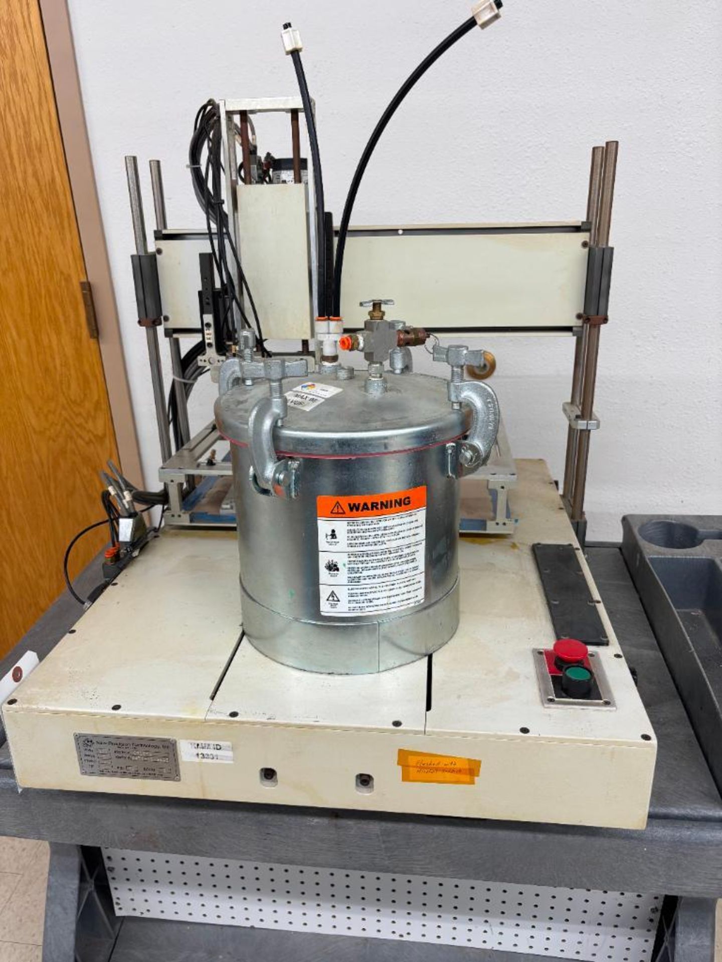 New Precision Technology X-Y Spray Model CP-16-4, 120/1/60, 24"x31" Table, 16'11" Fixture - Image 5 of 5