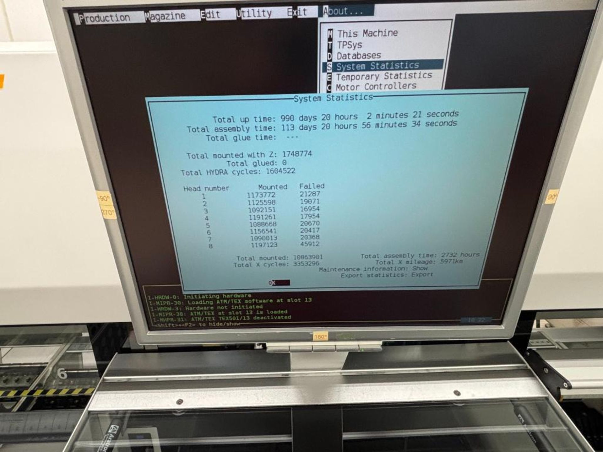 MYDATA MY100-14 Pick and Place Machine Model MY100LXe-14, Ser# 140301, Year 2011, 3 Phase, with (2) - Image 5 of 7