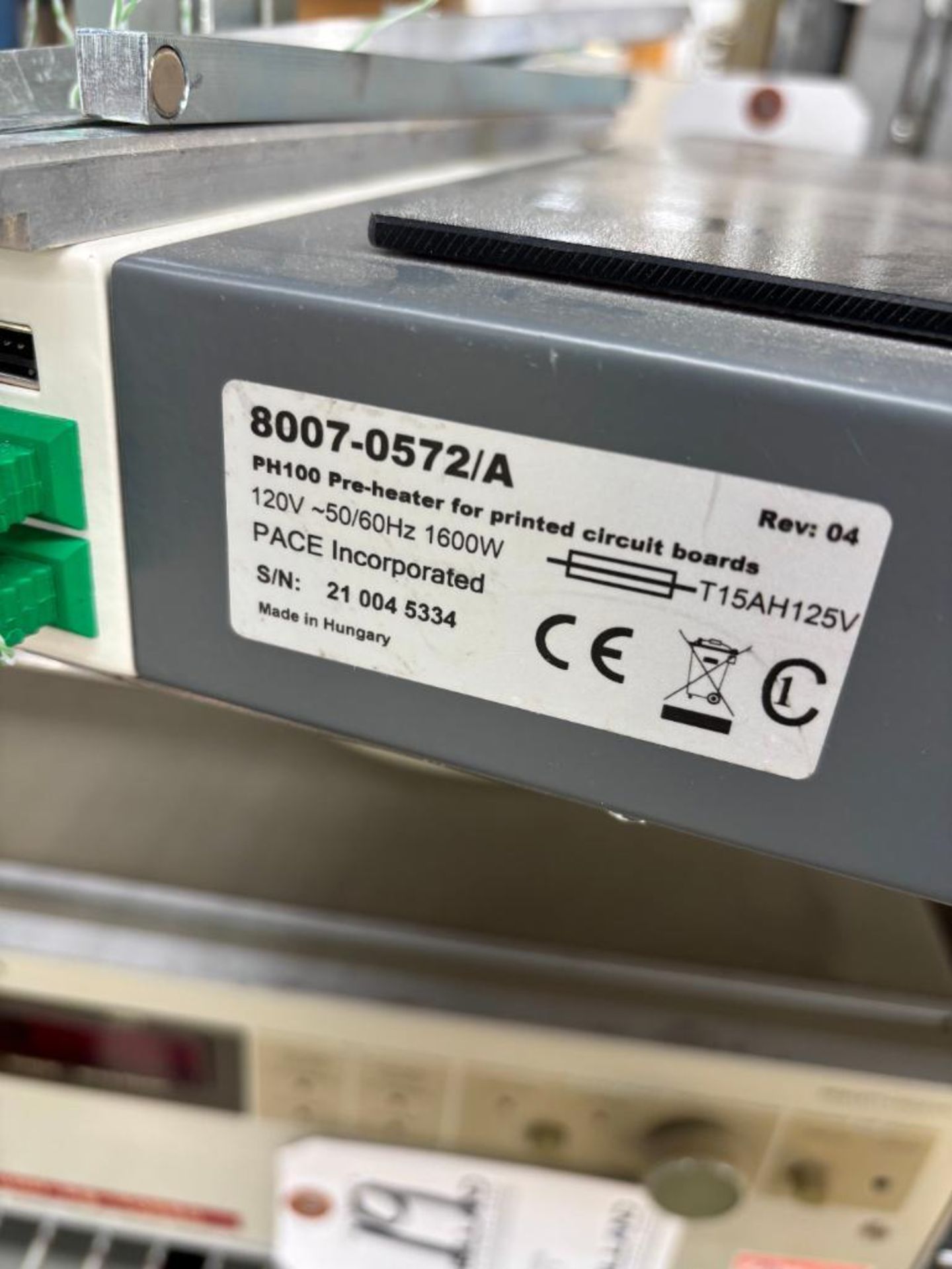 Pace PH-100 Pre-Heater for Printed Circuiut Boards - Image 2 of 3