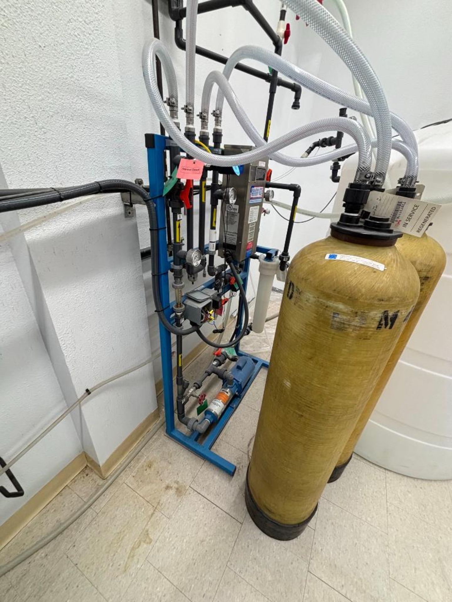 Smith Engineering RO/DI Water System, 1 GPM RO/4 GPM DI, Ser# 0812-9114, Aquafine Unit Model SL-10A, - Image 14 of 14