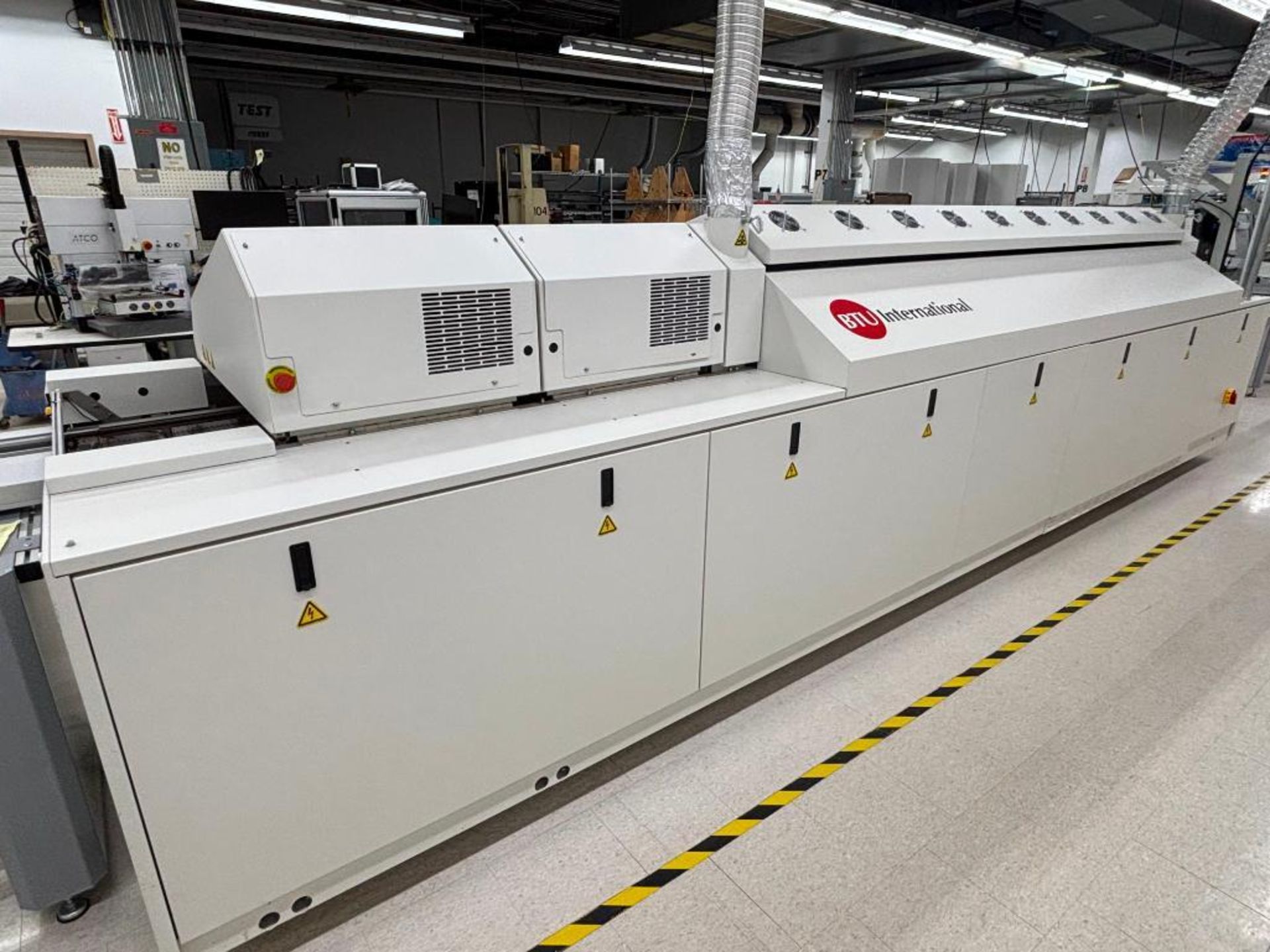 BTU International Pyramax 125A Reflow Oven, Ser#KMKN-1C, Year 12/18, 3 Phase, Max Temp 350 c - Image 8 of 14