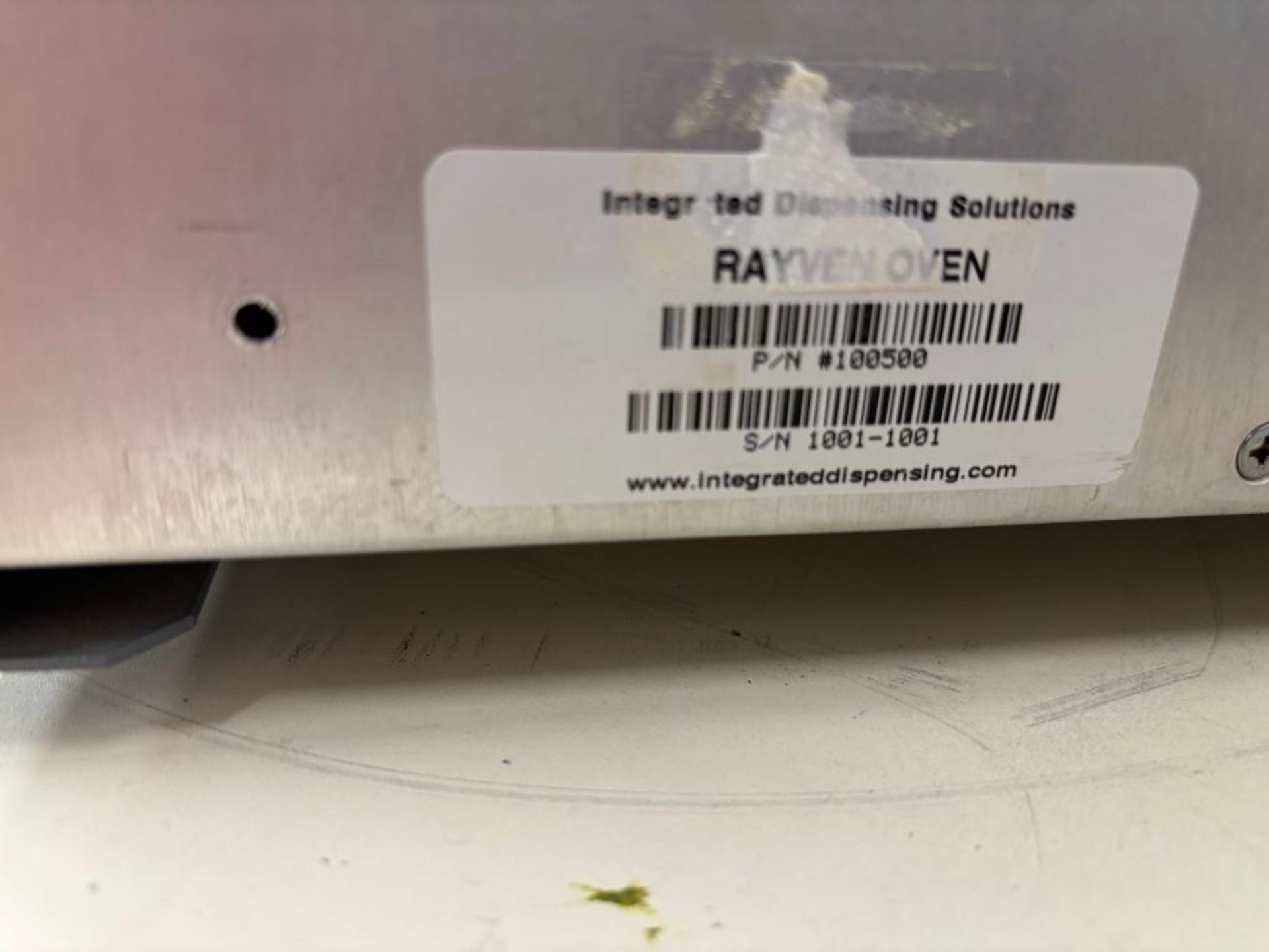 UV Oven Rayven Oven Part #100500 - Image 3 of 4
