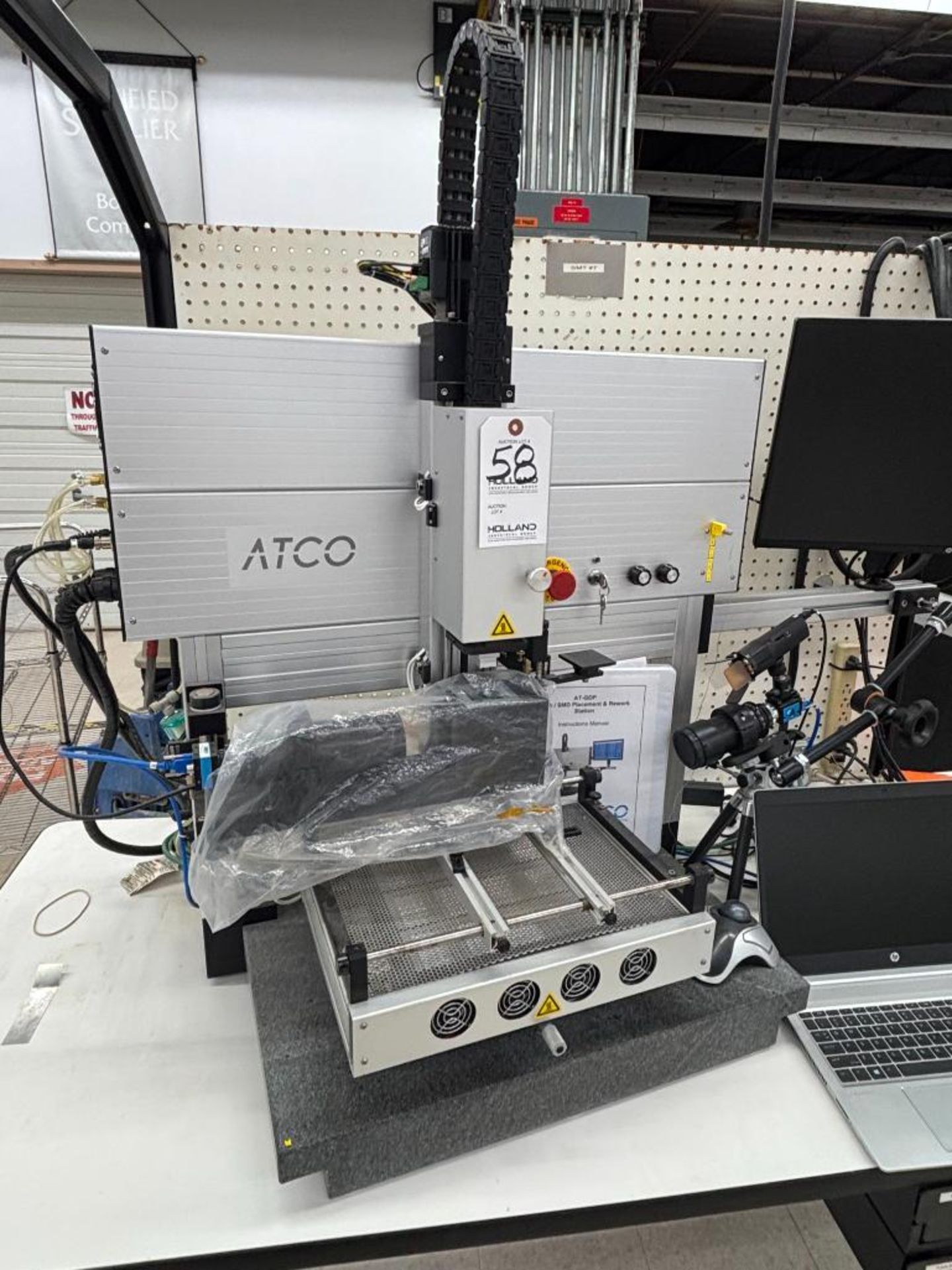 ATCO AT-GDP BGA/SMD Placement & Rework Station Model AT-GDP1, Ser# 0827-19 - Image 3 of 5