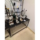 (4) Small Presses, (1) Small Shear, 24" x 48" Rolling Cart