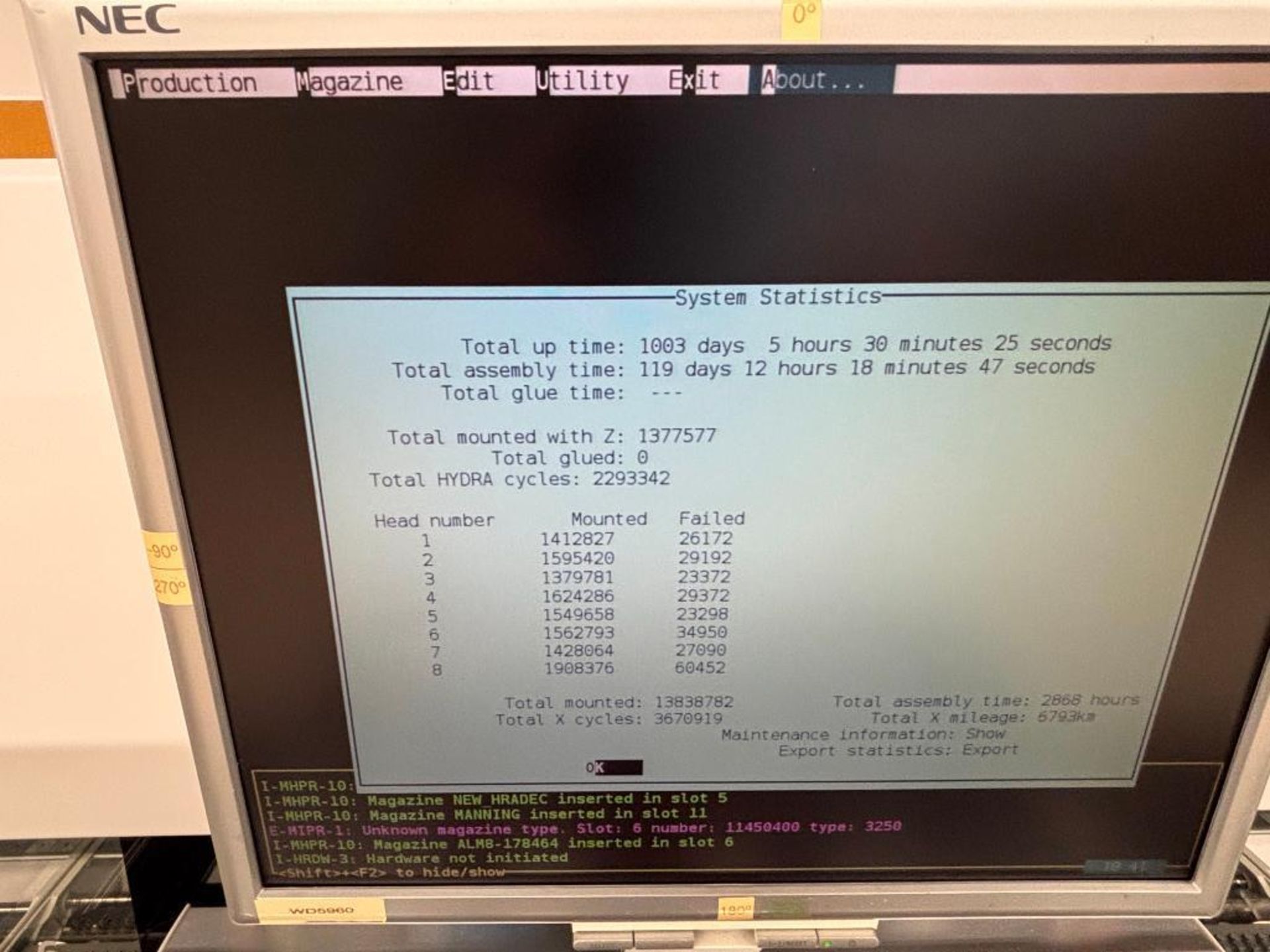 MYDATA MY100-14 Pick and Place Machine Model MY100LXe-14, Ser# 140300, Year 2011, 3 Phase, with (2) - Image 2 of 7