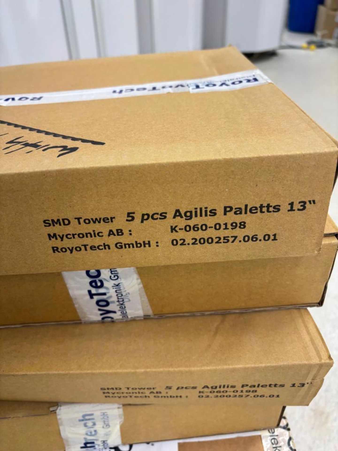 (2) Boxes of Spare Tower Trays, 32mm, 7 per Box, and (4) Boxes and quanity of loose units of 13" Pal - Image 6 of 7