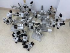 (8) Inspectin Scopes with Stands, (9) Inspection Scopes, No Stands, Some Eye Pieces Missing