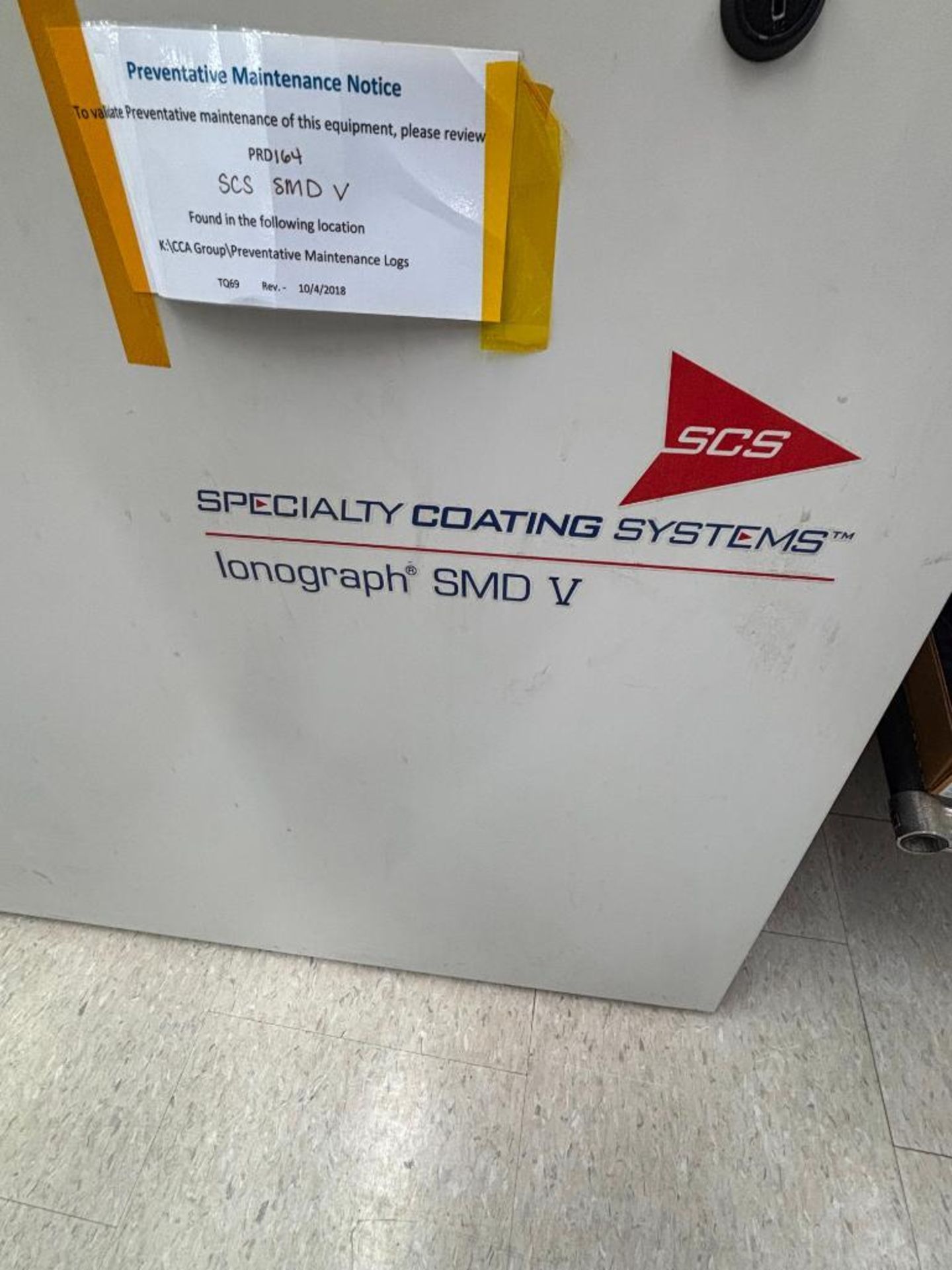 Specialty Coating Systems lonogragh SMD V Inspection Detection Unit - Image 5 of 5