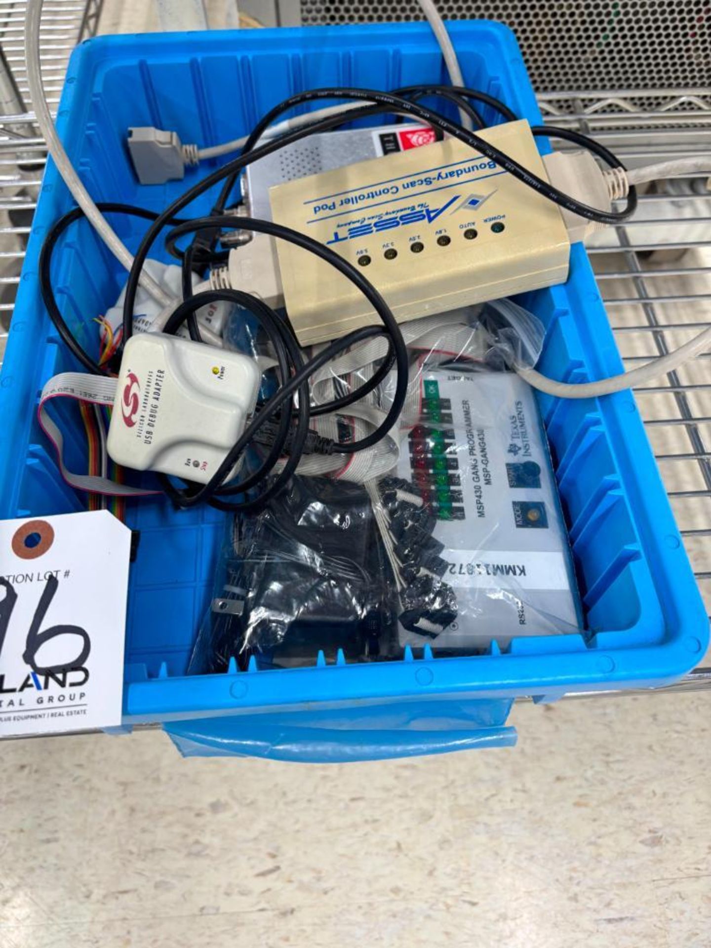 Gang Programmer, Trimble Thunderbolt, Boundary-Scan Controller Pod, (2) USB De-Bug Adapters
