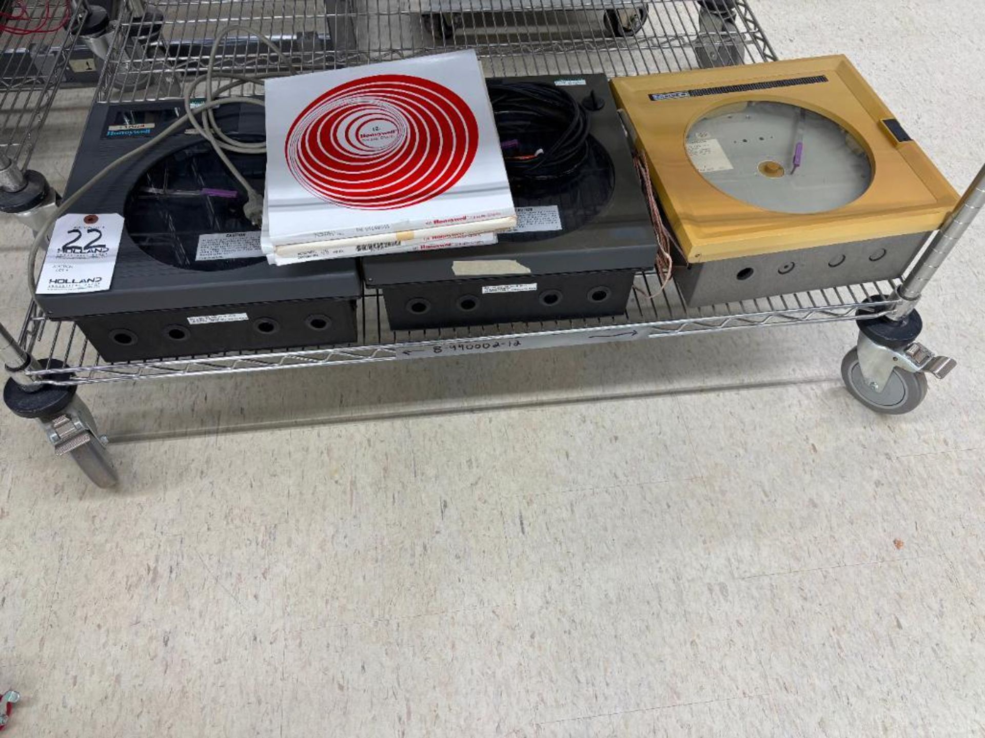 (4) Chart Recorders, (5) Boxes of Charts