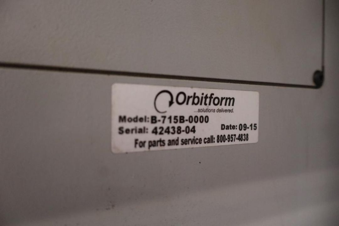 2015 Orbitform B-715B-0000 Riveting Machine - Image 3 of 8