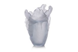 A LARGE DAUM PATE DE VERRE TULIP VASE
