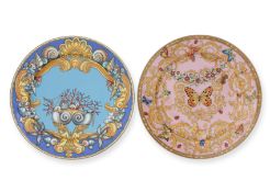 TWO VERSACE PLATES BY ROSENTHAL