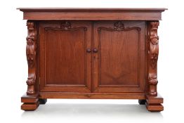 ANGLO INDIAN TEAK SIDE CABINET