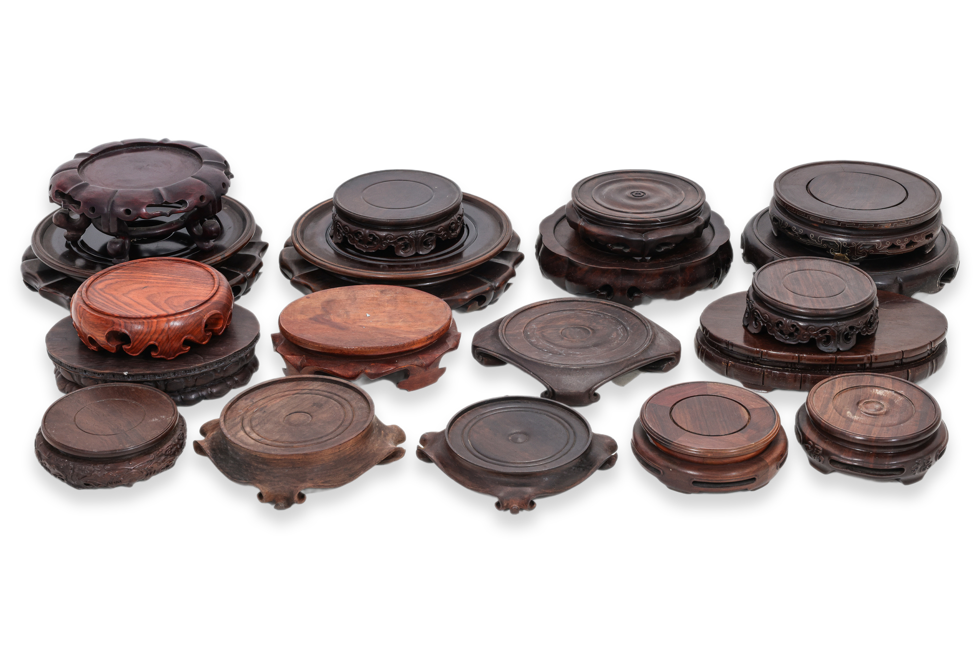 A GROUP OF HARDWOOD STANDS