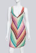 MISSONI - A MULTICOLOURED KNIT DRESS