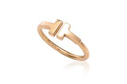 A 'T WIRE' RING BY TIFFANY & CO.