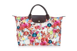 LONGCHAMP x MARY KATRANTZOU- A S/S 2012 GRAPHIC PRINTED TOTE BAG