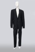 LOUIS VUITTON - A BLACK 'TAILOR MADE' JACKET WITH J. CREW SUIT PANTS