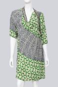 DRIES VAN NOTEN - A PATTERNED AND EMBELLISHED DRESS
