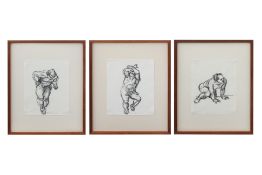 JIMMY ONG (SINGAPORE, B.1964) - THREE OLD MASTER STUDIES