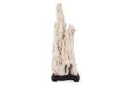 A LARGE NATURAL STALAGMITE FORMATION