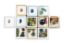 A GROUP OF UNMOUNTED GEMSTONES (48)