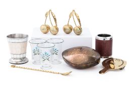 A GROUP OF TABLE DECORATIONS