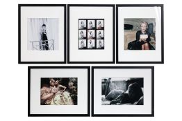 A GROUP OF FIVE YELLOWKORNER FRAMED PHOTOGRAPHS