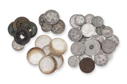 A GROUP OF HONG-KONG, FRENCH INDO-CHINA, AND OTHER COINS