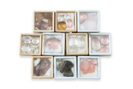 A GROUP OF UNMOUNTED GEMSTONES (90)