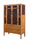 A CHINESE WOOD WEDDING CABINET