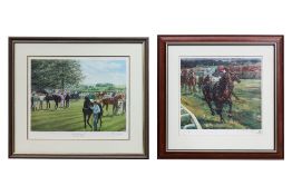 TWO HORSE RACING PRINTS