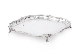 A RALPH LAUREN 'ARABELLA' SILVER-PLATED SALVER