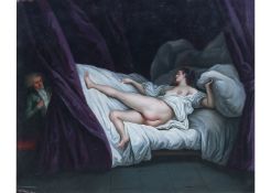 FOLLOWER OF JEAN-FREDERICK SCHALL (FRENCH, 1752-1825) - A LADY IN HER BOUDOIR