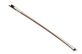 A PIERRE GUILLAUME SAKURA GOLD MOUNTED VIOLIN BOW