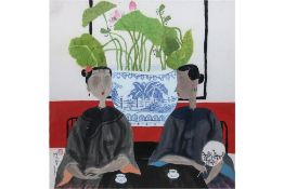 HU YONGKAI (CHINESE, B.1945) SISTERS