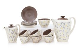 A POOLE POTTERY COFFEE SET