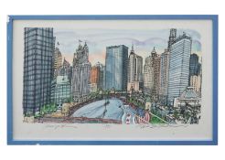 MARK MCMAHON (AMERICAN, B. 1950) - CHICAGO RIVER