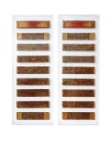 A SET OF FRAMED BURMESE KAMMAVACA MANUSCRIPTS