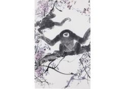 CHEN WEN HSI (SINGAPOREAN, 1906-1991) GIBBONS
