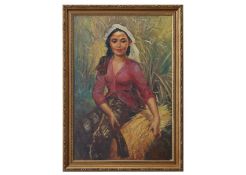 INDONESIAN SCHOOL (20TH CENTURY) FARMER