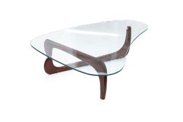 AFTER ISAMU NOGUCHI - A GLASS TOP COFFEE TABLE