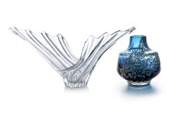 TWO PIECES OF EUROPEAN GLASS