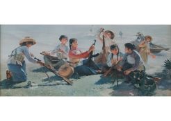 ZHAO SHUQIN - 'WE ARE ALL SHARPSHOOTERS,' 1975