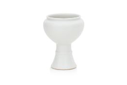 A BLANC-DE-CHINE PORCELAIN STEM CUP