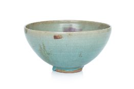 A JUN-TYPE PURPLE SPLASHED STONEWARE BOWL