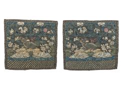 A PAIR OF KESI 'LION' 2ND RANK MILITARY OFFICIAL BADGES, BUZI